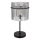 Globo - Lampada da tavolo 1xE27/60W/230V Ø 30 cm nera