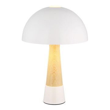 Globo - Lampada da tavolo 1xE27ILLU/40W/230V bianca