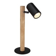 Globo - Lampada da tavolo 1xGU10/5W/230V legno/metallo