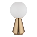 Globo - Lampada da tavolo da esterno dimmerabile a LED con controllo touch LED/1,5W/5V 3000/4500/6500K 1800 mAh IP41 rame