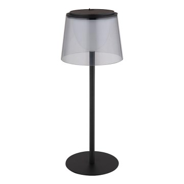 Globo - Lampada da tavolo da esterno dimmerabile a LED con controllo touch LED/1,8W/5V IP44 1800 mAh nero/fumo