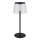 Globo - Lampada da tavolo da esterno dimmerabile a LED con controllo touch LED/1,8W/5V IP44 1800 mAh nero/trasparente