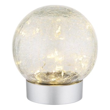 Globo - Lampada da tavolo decorativa ricaricabile a LED 25xLED/0,06W/5V 600 mAh IP44