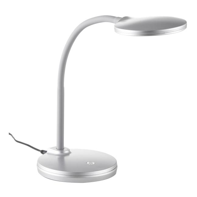 Globo - Lampada da tavolo flessibile LED Dimmerabile LED/4,6W/230V argento