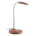 Globo - Lampada da tavolo flessibile LED dimmerabile LED/4,6W/230V marrone
