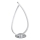 Globo - Lampada da tavolo LED/6W/230V argento