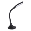 Globo - Lampada da tavolo LED dimmerabile con comando touch, flessibile LED/9W/230V 3000/4000/6500K, nera