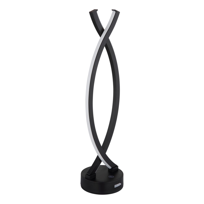 Globo - Lampada da tavolo LED dimmerabile con funzione Touch LED/1W/3,7V 3000K 1800 mAh USB nero