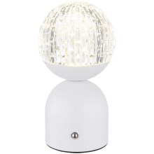 Globo - Lampada da tavolo LED dimmerabile con funzione Touch LED/2W/5V 2700/4000/65000K 1800 mAh bianco