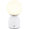 Globo - Lampada da tavolo LED dimmerabile con funzione Touch LED/2W/5V 2700/4000/6500K 1800 mAh bianco