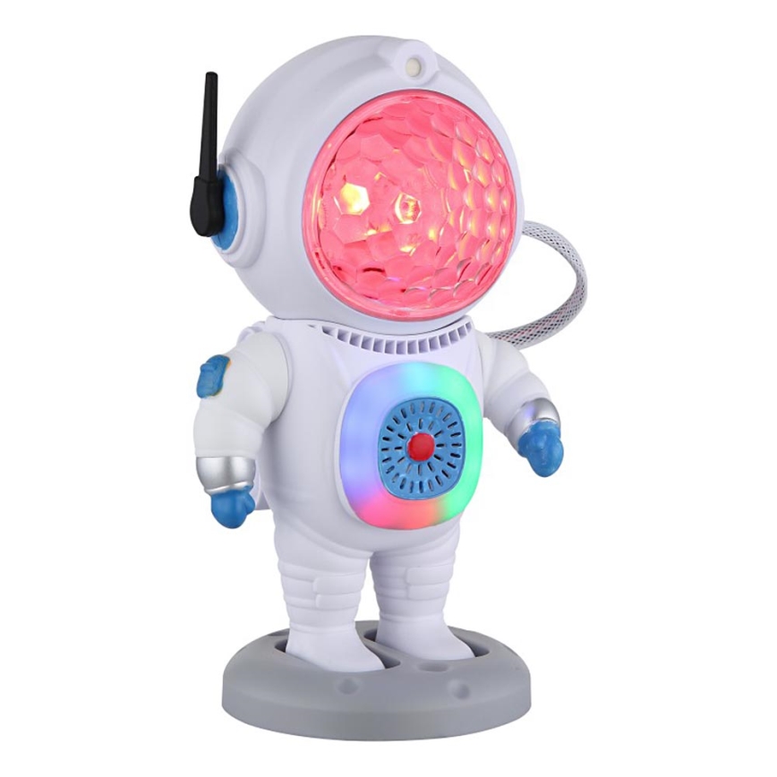 Globo - Lampada da tavolo LED RGB LED/6W/5V astronauta bianca