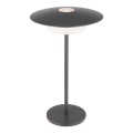 Globo - Lampada da tavolo per esterni LED ricaricabile a sfioramento/3W/3,7V 1800/2700/3000K IP44 1800 mAh grigio
