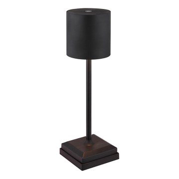 Globo - Lampada da tavolo ricaricabile a LED dimmerabile a sfioramento LED/1,5W/5V 2200 mAh nera