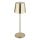 Globo - Lampada da tavolo ricaricabile a LED dimmerabile con controllo touch LED/2W/3,7V 3000/4000/6000K 2200 mAh dorata