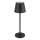 Globo - Lampada da tavolo ricaricabile per esterni 3 in 1 a LED, dimmerabile con controllo touch, 3W/5V, 3000/4000/5000K, IP54, 1800 mAh, nero