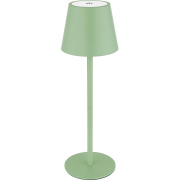 Globo - Lampada da tavolo ricaricabile per esterni dimmerabile a sfioramento 3-in-1 LED/3W/5V 3000/4000/5000K IP54 1800 mAh verde