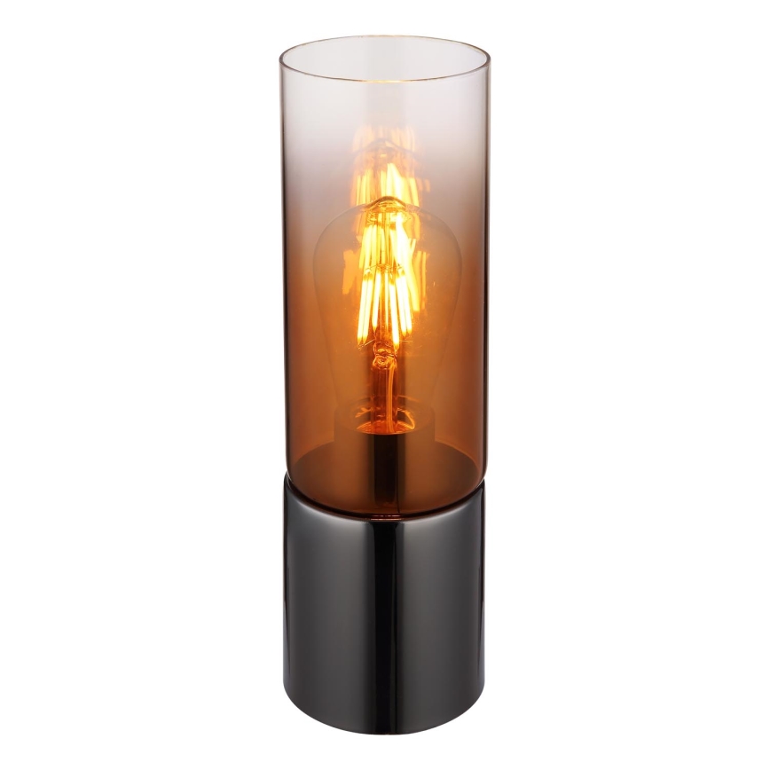 Globo - Lampada da tavolo Touch 1xE27/25W/230V diametro 9 cm nero/rame
