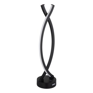Globo - Lampada da tavolo touch dimmerabile LED/1W/3,7V 3000K 1800 mAh USB nera