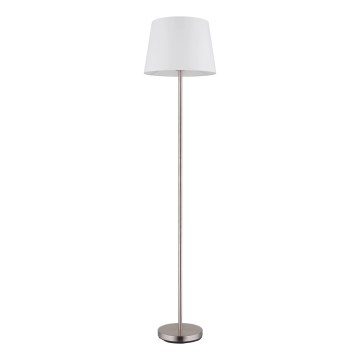 Globo - Lampada da terra 1xE27/40W/230V bianco/cromo opaco