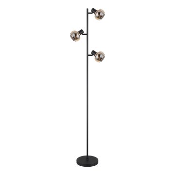 Globo - Lampada da terra 3xE14/40W/230V nera
