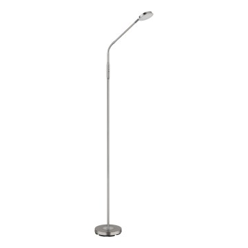 Globo - Lampada da terra dimmerabile a LED con controllo touch LED/6,5W/230V 2700/3350/4000K cromo opaco