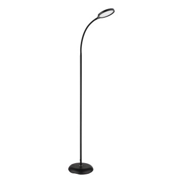 Globo - Lampada da terra dimmerabile a sfioramento LED/8W/230V 2700K/4000K/6500K nera