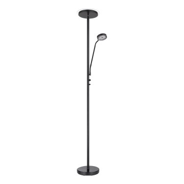 Globo - Lampada da terra dimmerabile LED/18,5W/230V + LED/4,5W 3000K nero