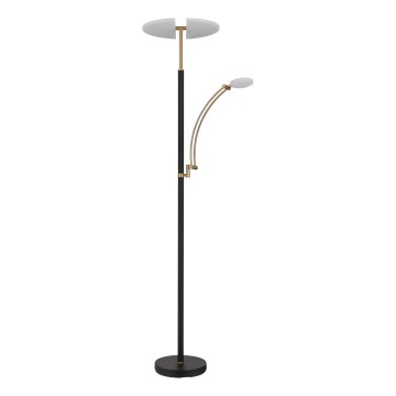 Globo - Lampada da terra dimmerabile LED/40W/230V + LED/5,5W 2700/4000/6000K nera