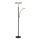 Globo - Lampada da terra dimmerabile LED/40W/230V + LED/5,5W 2700/4000/6000K nera