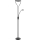 Globo - Lampada da terra LED dimmerabile LED/20W/230V + LED/4W 3000K nera