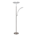 Globo - Lampada da terra LED dimmerabile LED/40W/230V + LED/5,5W 2700/4000/6000K cromo opaco
