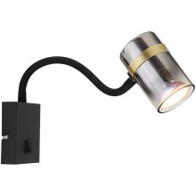 Globo - Lampada flessibile da muro 1xGU10/8W/230V