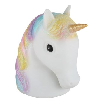 Globo - Lampada LED notturna per bambini LED/1W/230/4,5V 3xAA unicorno