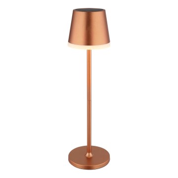 Globo - Lampada LED solare LED/0,6W/3V 3000K IP44 rame