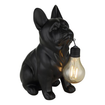 Globo - Lampada solare a LED 3V IP44 300 mAh, cane nero
