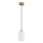 Globo - Lampadario a cavo 1xE27/60W/230V rovere/bianco