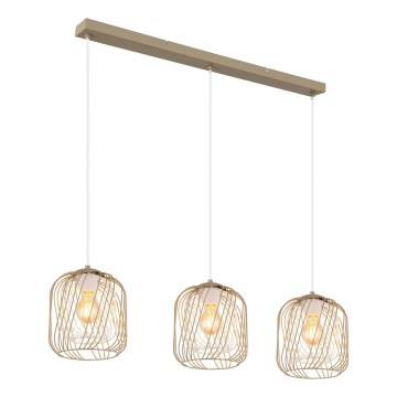 Globo - Lampadario a cavo 3xE27/40W/230V