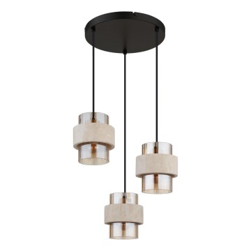 Globo - Lampadario a cavo 3xE27/40W/230V