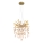 Globo - Lampadario a cavo 4xE14/40W/230V dorato