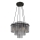 Globo - Lampadario a cavo 5xE27/60W/230V nero