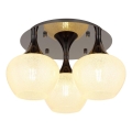 Globo - Lampadario a plafone 3xE27/40W/230V antracite