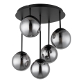 Globo - Lampadario a plafone 5xE14/25W/230V nero