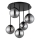 Globo - Lampadario a plafone 5xE14/25W/230V nero