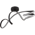 Globo - Lampadario a plafone LED LED/30W/230V nero