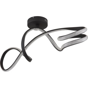 Globo - Lampadario a plafone LED LED/30W/230V nero
