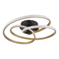 Globo - Lampadario a plafone LED LED/40W/230V 3000K oro/nero