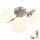 Globo - Lampadario a plafone LED RIHA 3xG9/3,5W/230V cromo opaco