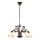 Globo - Lampadario a sospensione con catena 5xE14/40W/230V