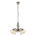Globo - Lampadario a sospensione con catena 5xE27/60W/230V