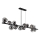 Globo - Lampadario a sospensione con cavo 13xG9/5W/230V